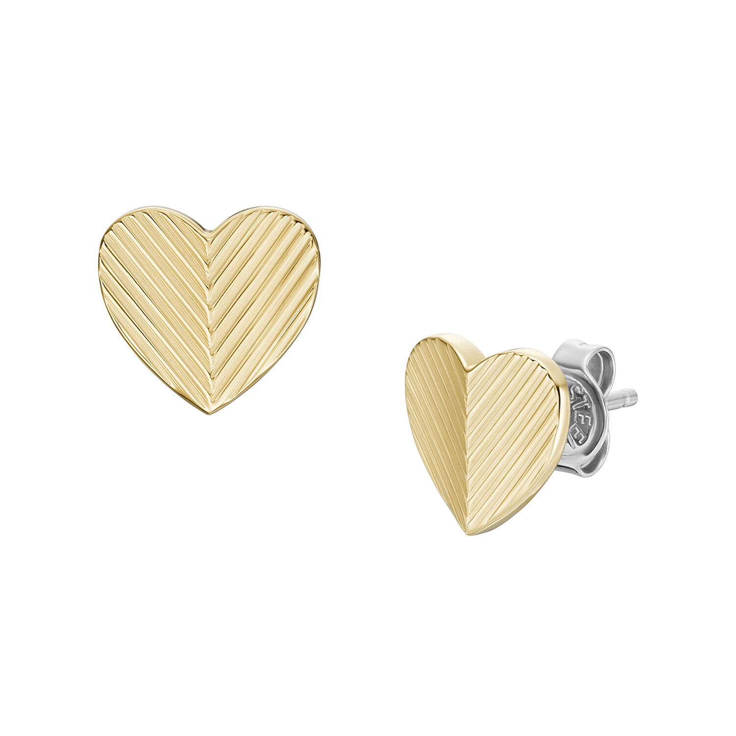Aros Fossil Jf04654710 Dorado Mujer image number 0.0