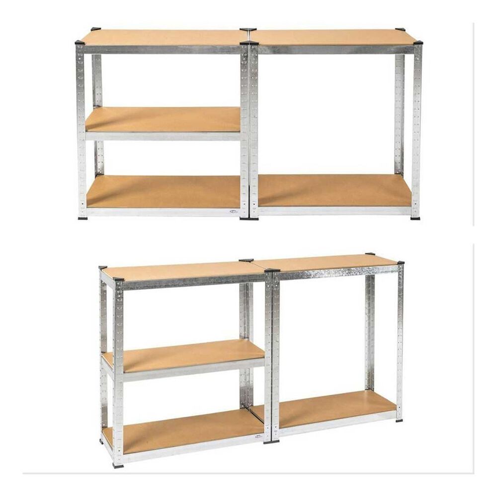 Estante Rack Galvanizado 180x90x40 Cm 5 Niveles Ajustables image number 2.0