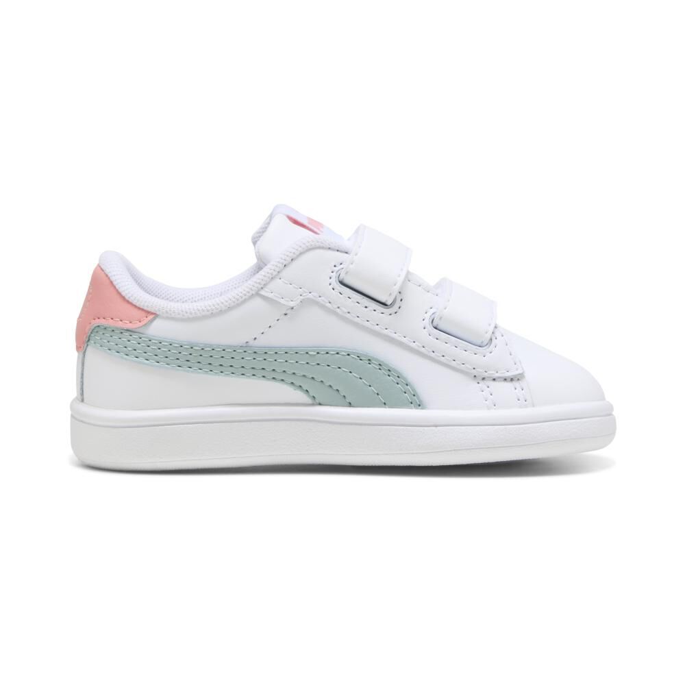Zapatilla Urbana Niña Puma Smash Blanco image number 5.0