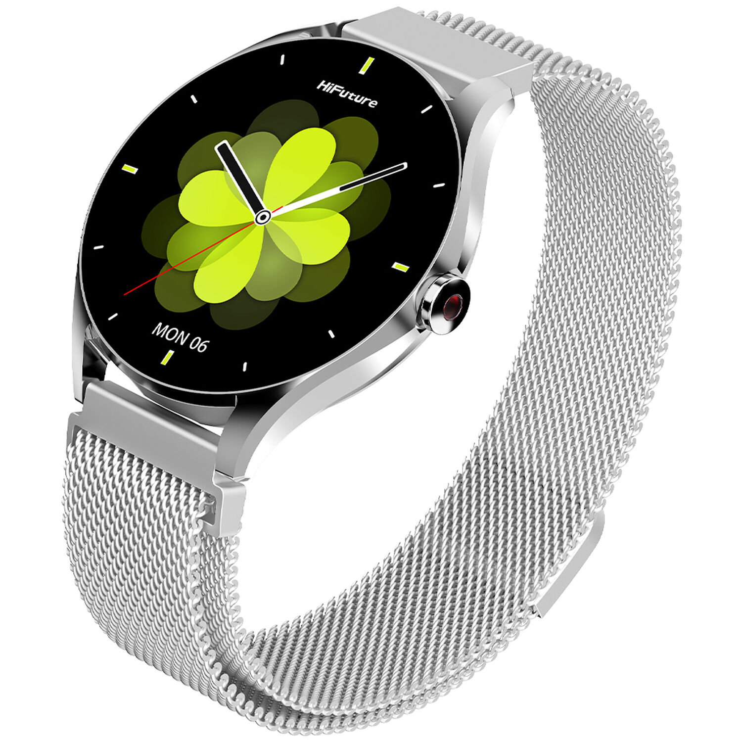 Smartwatch Aura 2 Met&aacute;lico Silver Waterproof 33 Mm Amoled image number 0.0