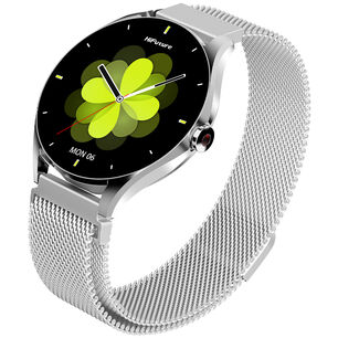 Smartwatch Aura 2 Met&aacute;lico Silver Waterproof 33 Mm Amoled
