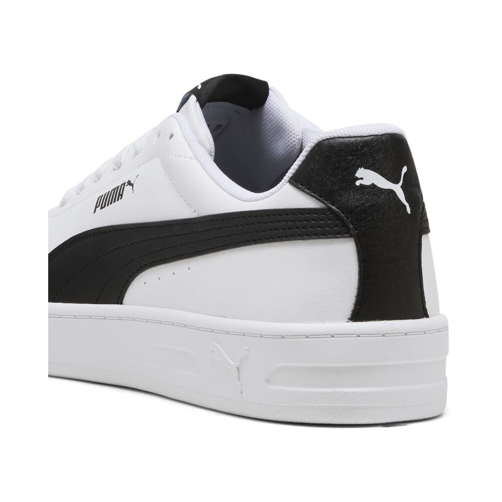 Zapatilla Urbana Hombre Puma Court Classic Blanca image number 5.0