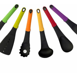 Set 6 Utensilios Espatulas Cuchara Cucharon Cocina