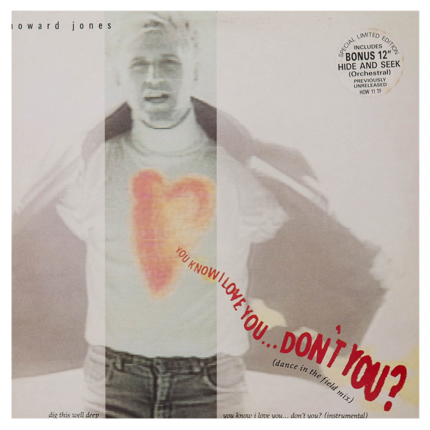 Howard Jones - You Know I Love Youdon't You (2lp) | 12" Maxi Single Usado image number 0.0