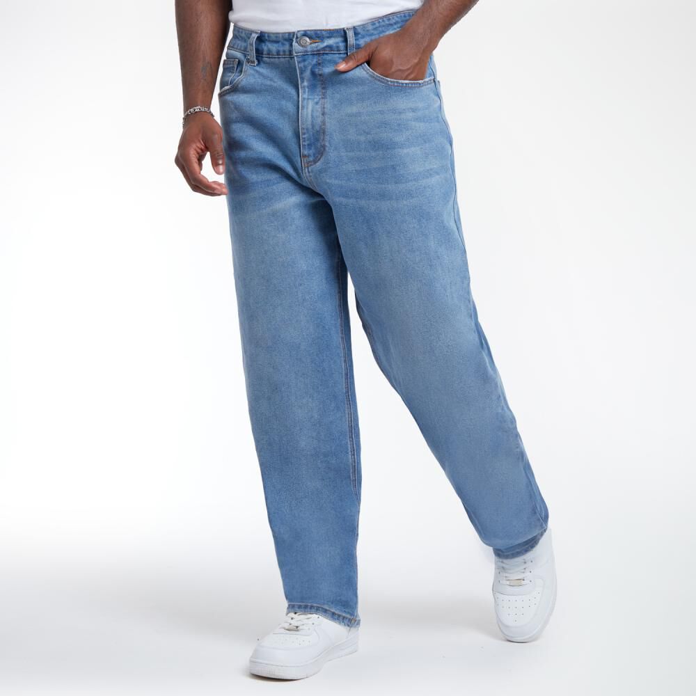 Jeans Tiro Medio Baggy Hombre Rolly Go image number 2.0