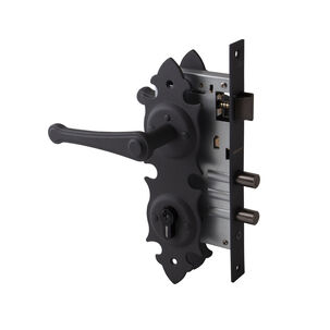 Cerradura Embutir Oister Trancura Manilla Interior - Negro