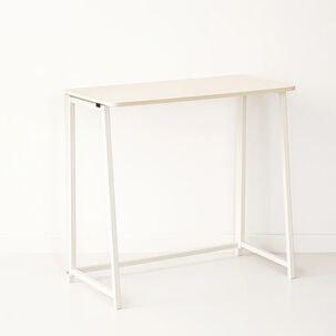 Escritorio Flex Compacto Mdf - Natural Blanca