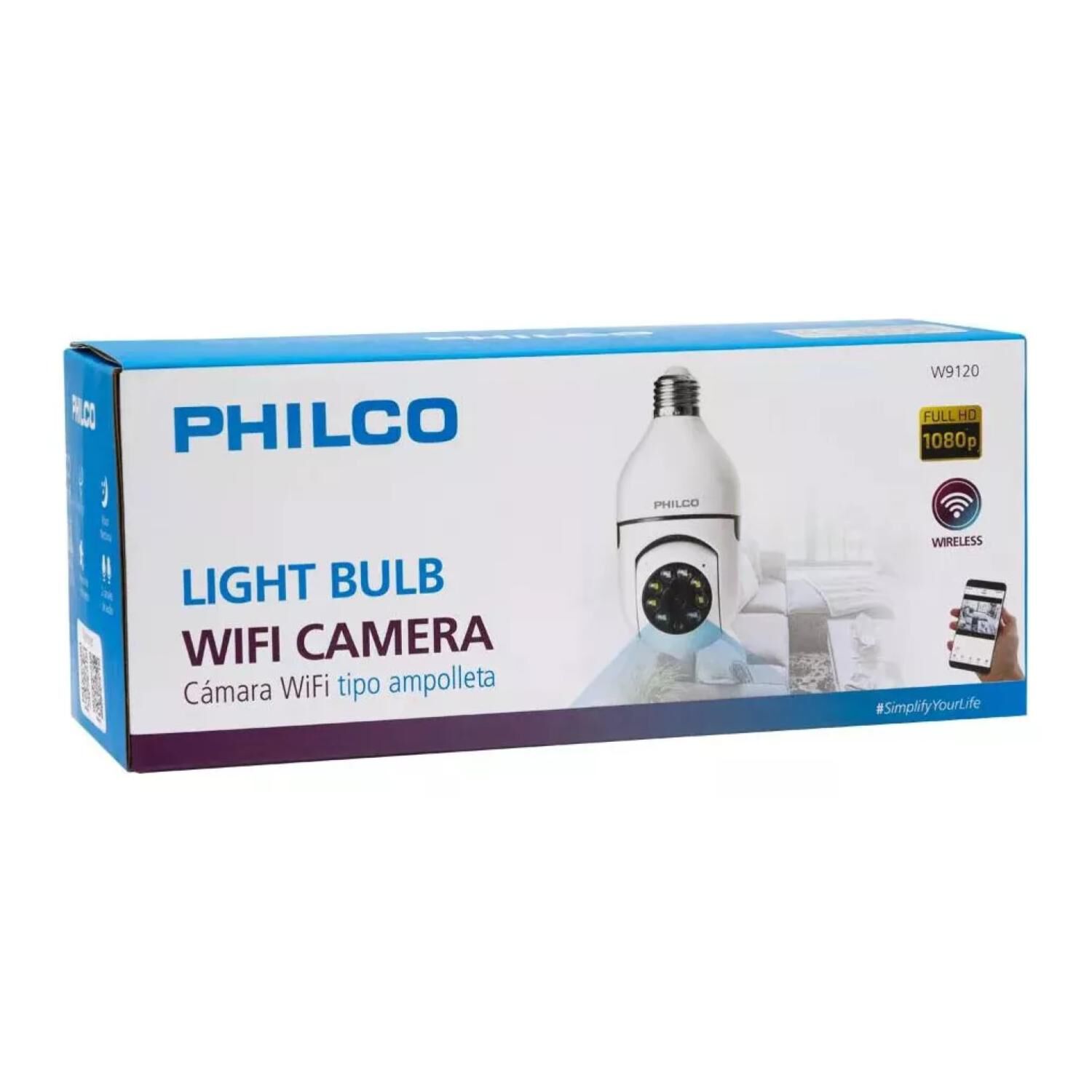 Camara De Seguridad Wifi Tipo Ampolleta Vn Hd Cw9120 image number 3.0