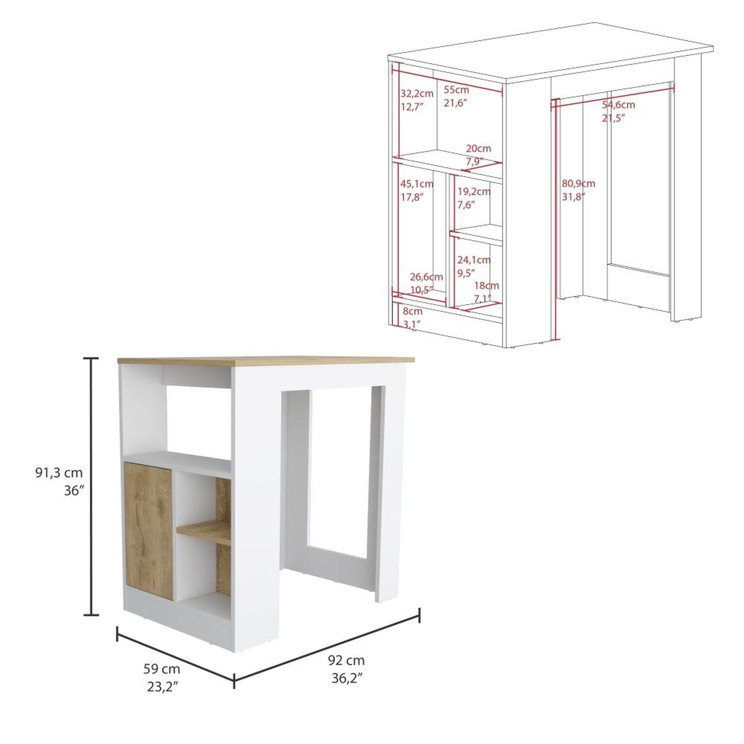 Mueble De Cocina Tuhome Stirling / 1 Puerta image number 1.0