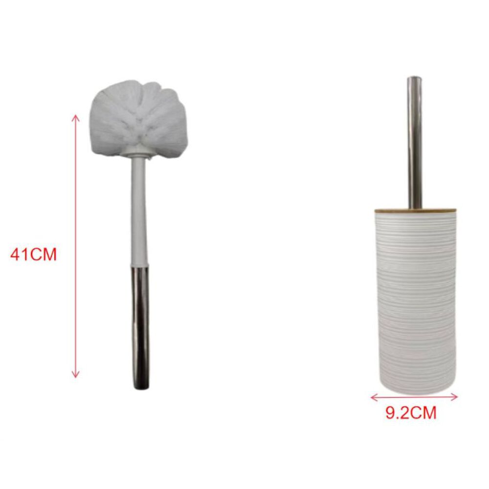 Cepillo De Baño Con Tapa De Bamboo Blanco 41x9.2 Cm image number 2.0