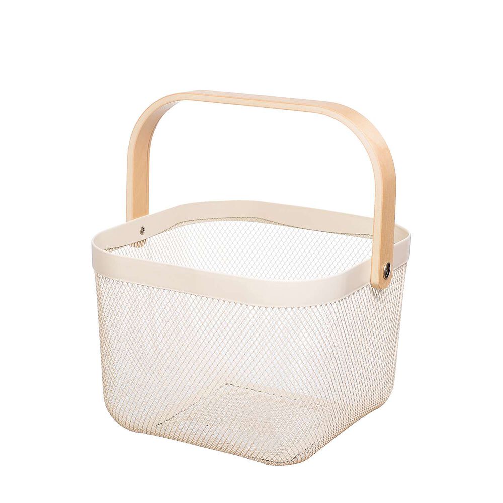 Canasto De Metal Multiuso Blanco image number 0.0