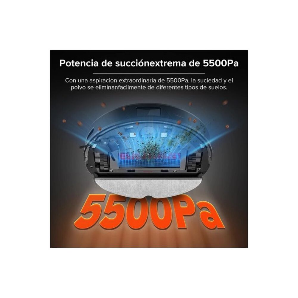 Roborock Robot Aspirador Y Trapeador Q8 Max, Cepillo Duoroll, Succión Fuerte De 5500 Pa, Navegación Lidar, Evitar Obstáculos, Mapeo Multinivel, Perfe image number 2.0