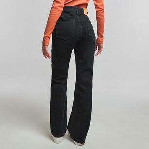 Jeans Tiro Medio Flare Mujer Freedom