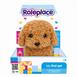 Peluche Perro Interactivo Rulos Caf&eacute; Sonido Movimiento - Ps