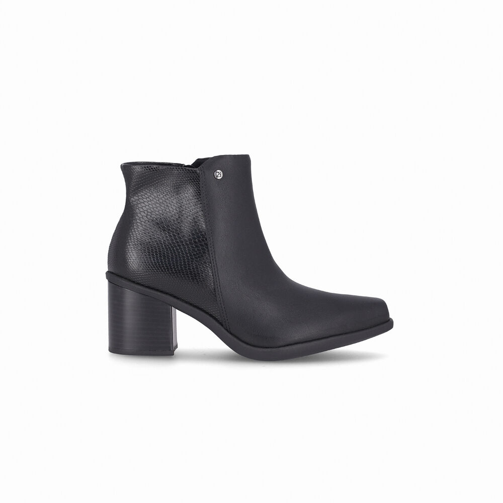 Botin Mujer Negro/snake Irene 734 Piccadilly image number 0.0