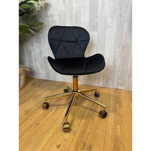 Pack De Sillas Mariposa Para Manicurista Velvet Negro