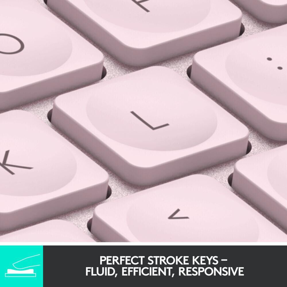 Teclado Logitech Mini Mx Keys Rosa image number 4.0