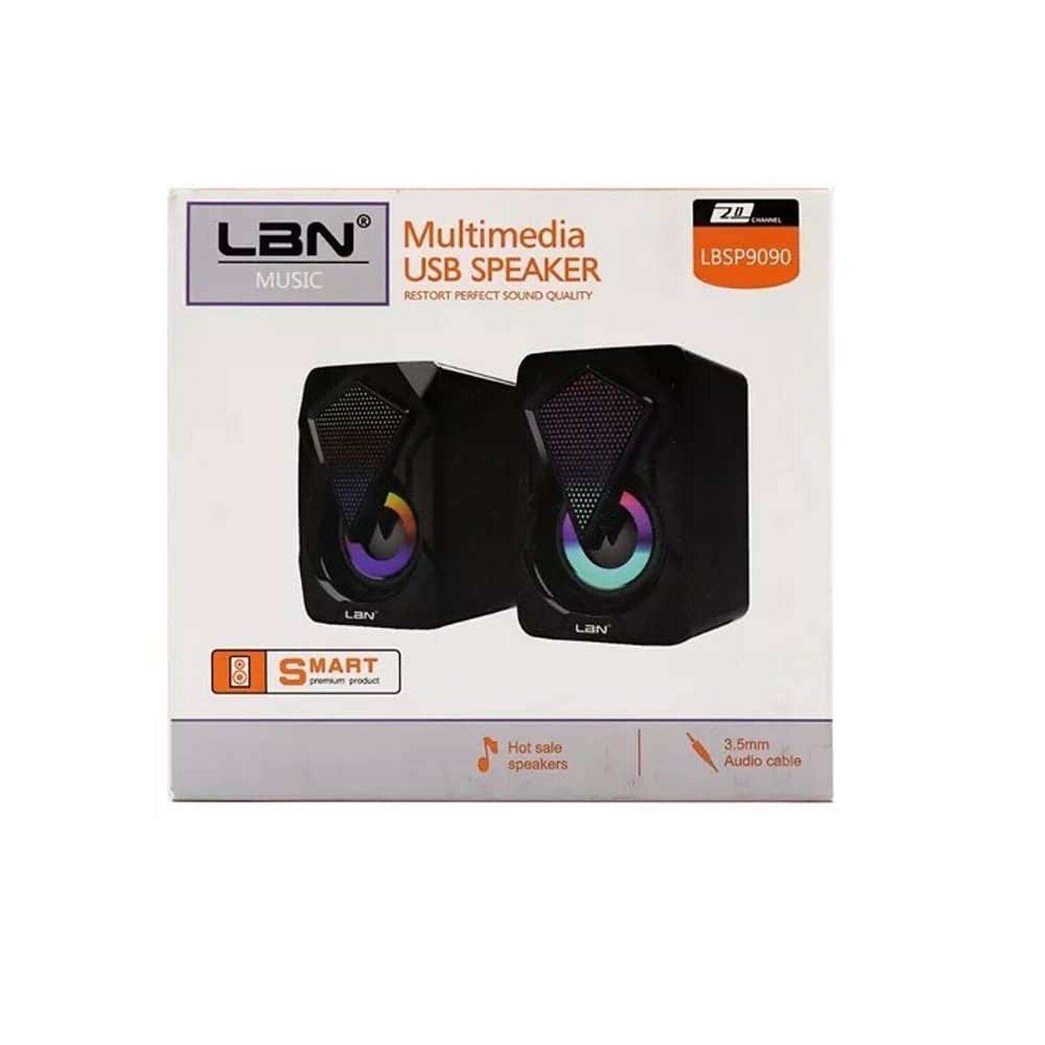 Parlante Para Pc 2.0 Multimedia Lbn Lbsp9090 image number 0.0