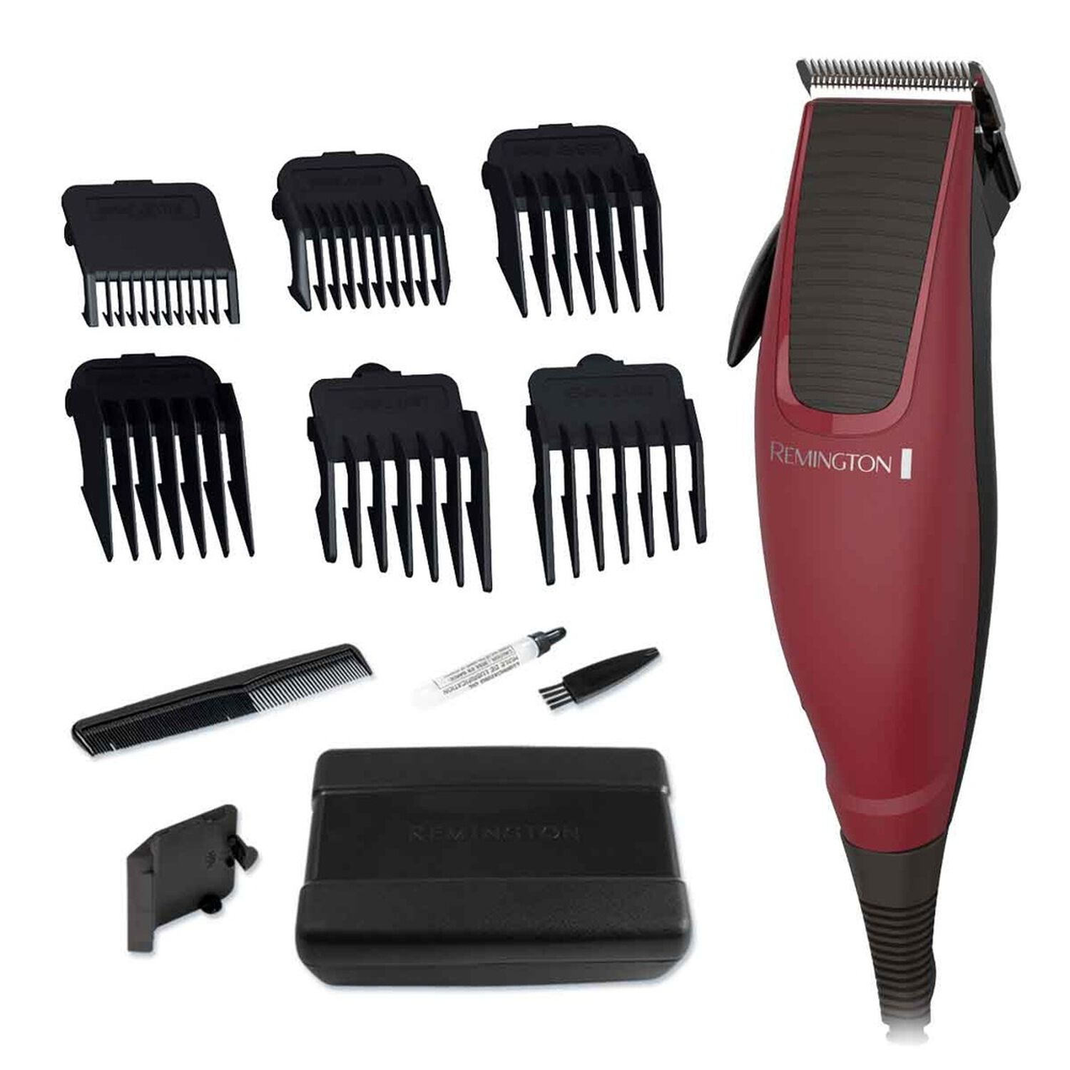 Corta Pelo Remington Rojo Hc1095 image number 1.0