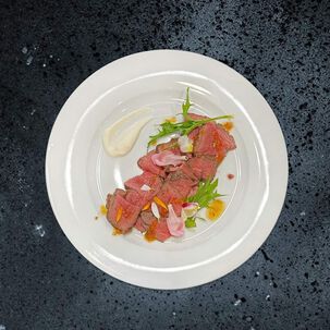 Set De 6 Plato Borde Ancho Porcelana 30 Cm Linea Padua