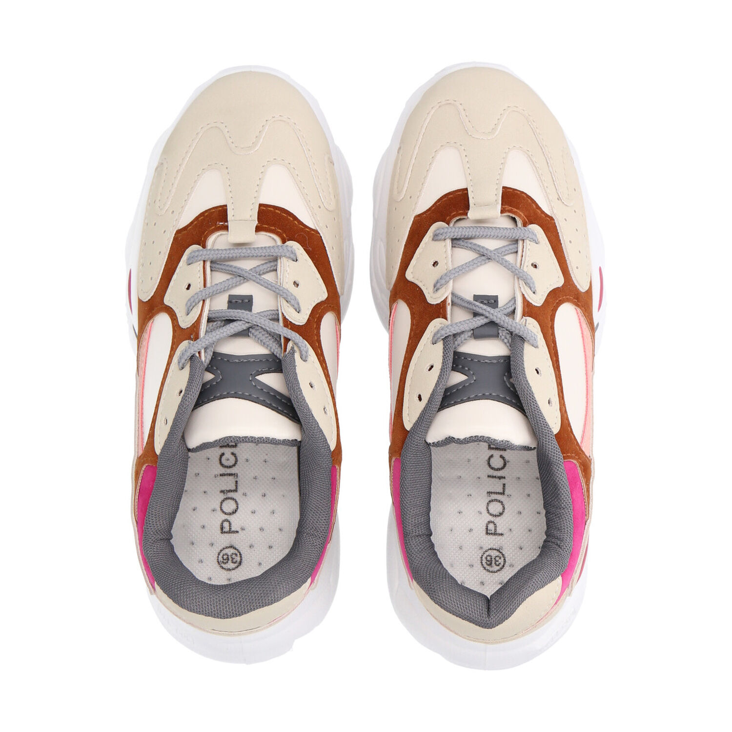 Zapatilla Urbana Mujer Blanco Rock 34 Police image number 1.0