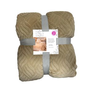 Frazada Belle Noite Emb Flann / 2 Plazas