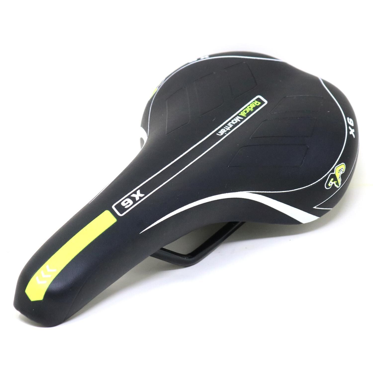 Asiento Mtb Negro/amarillo Radical Mountain image number 0.0