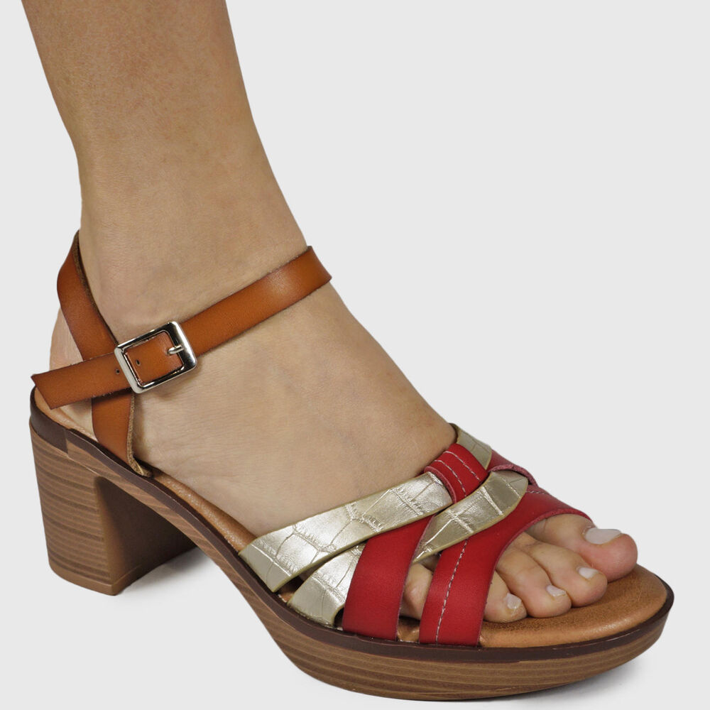 Sandalia Fernanda Rojo image number 8.0