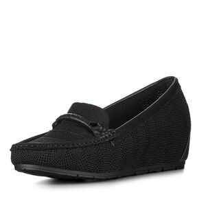 Mocasin Negro Casual Mujer Weide Gh117