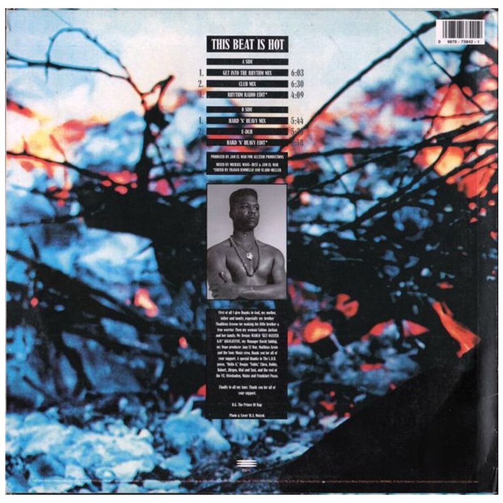 B.g. The Prince Of Rap - This Beat Is Hot| 12" Maxi Single Usado image number 1.0