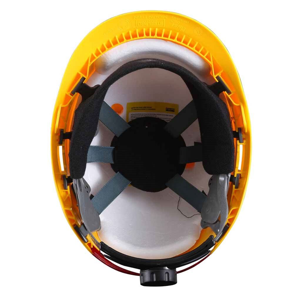 Casco Steelpro Abs Mta Amarillo Con Portal&aacute;mpara Full image number 4.0