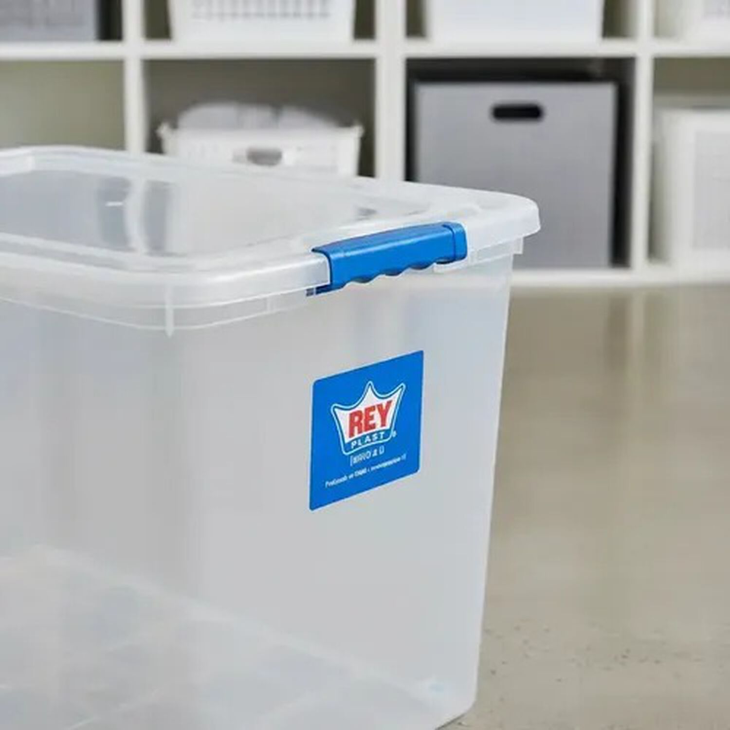 Caja Organizadora Almacenamiento 50 Litros Modelo Suprema Marca Reyplast image number 1.0