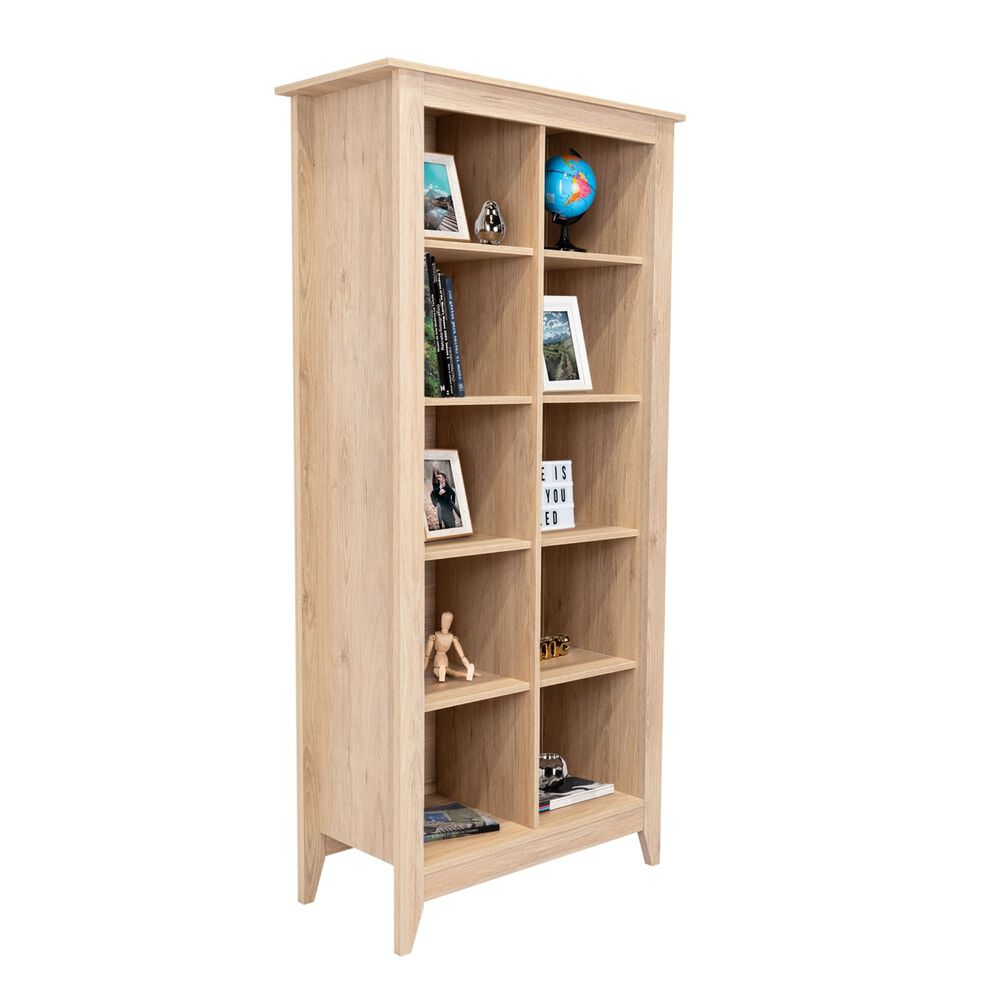 Librero 8 Estantes Fm-001c Caf&eacute; Claro image number 1.0