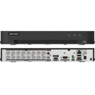 Dvr Acusense Hikvision 16ch 1u Hdd H.265 Pro+ 1080p 3k/5mp
