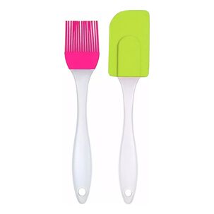 Espátula Y Brocha Silicona Utensilios Repostería Cocina