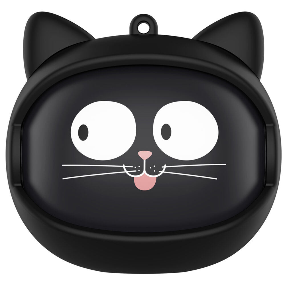 Audífonos Bluetooth Con Caras Seleccionables Gato Negro - Ps image number 0.0