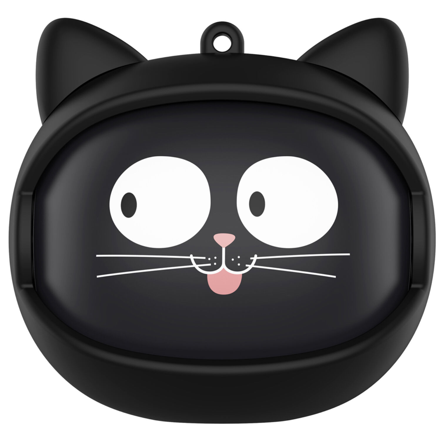 Audífonos Bluetooth Con Caras Seleccionables Gato Negro - Ps
