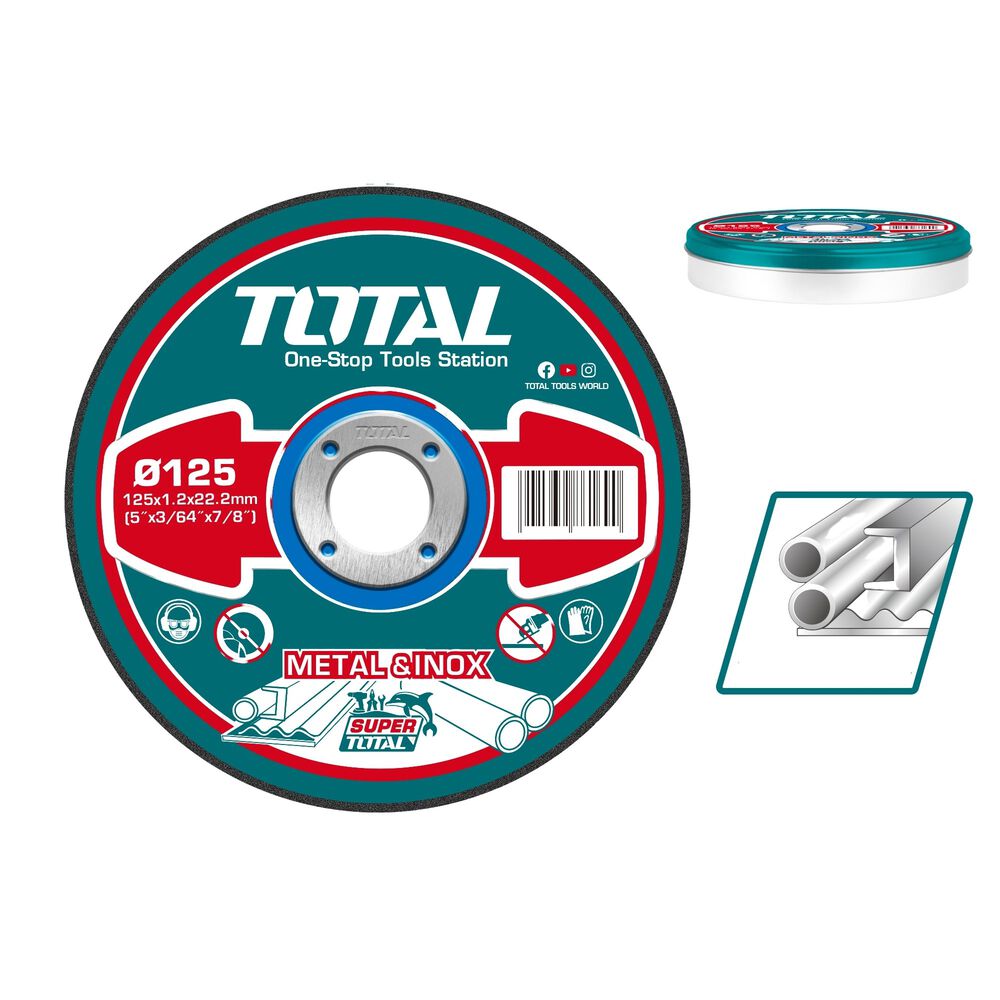 Juego Disco Corte Para Metal Abrasivo 10 Piezas 125mmx1.2m Total image number 0.0