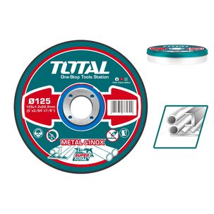Juego Disco Corte Para Metal Abrasivo 10 Piezas 125mmx1.2m Total