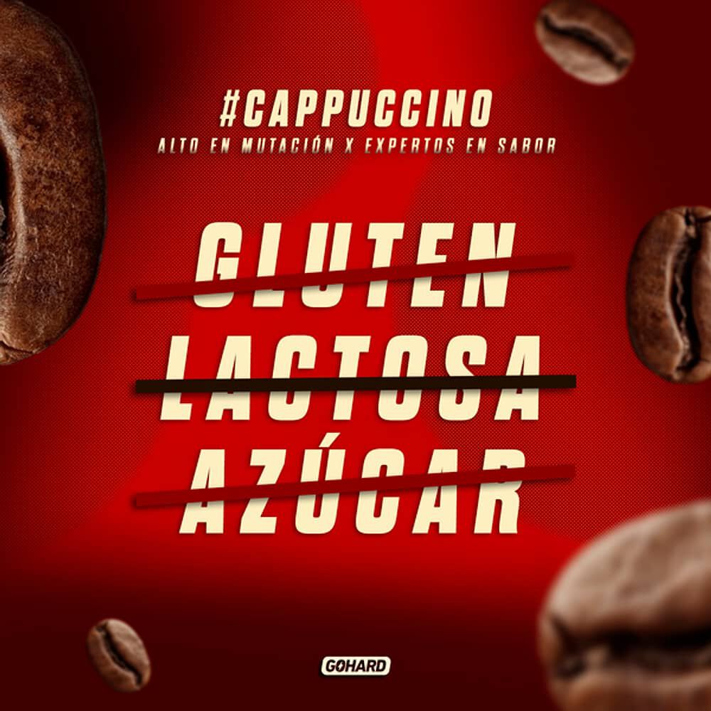 Prote&iacute;na Vegetal Soya Gohard 1kg Sabor Cappuccino image number 2.0