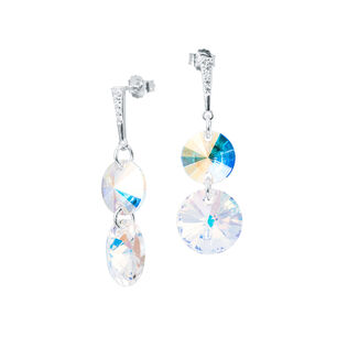 Aros Lourdes Cristales Genuinos Aurora Boreal