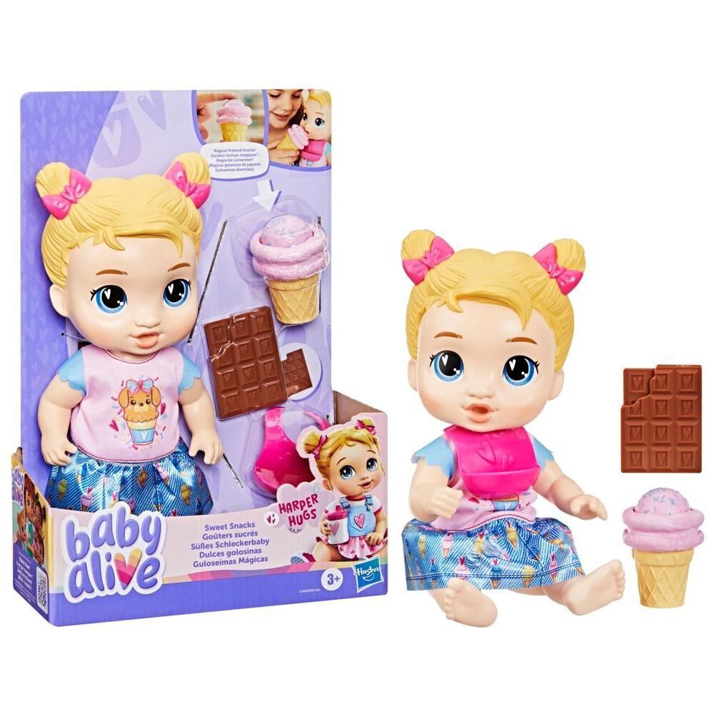 Mu&ntilde;eca Baby Alive Dulces Golosinas Harper Hugs image number 2.0