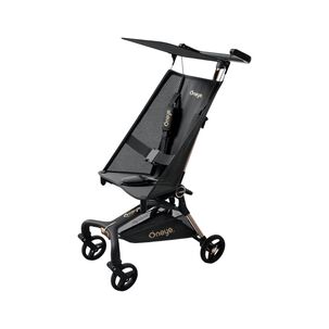 Coche De Paseo Lujoso &Uacute;ltra Slim Lubabycas Negro