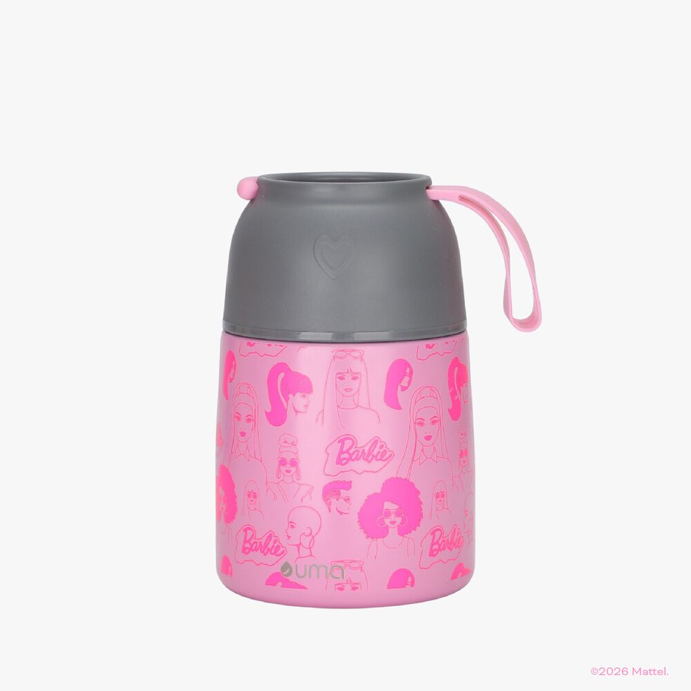 Termo Comida Barbie & Friends + Cuchara 450ml Acero Inox Uma image number 0.0