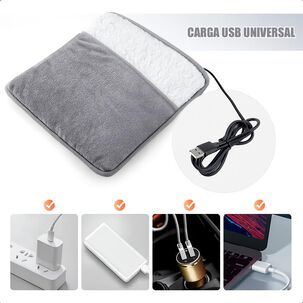 Calienta Pies Usb Portátil Eléctrico Recargable