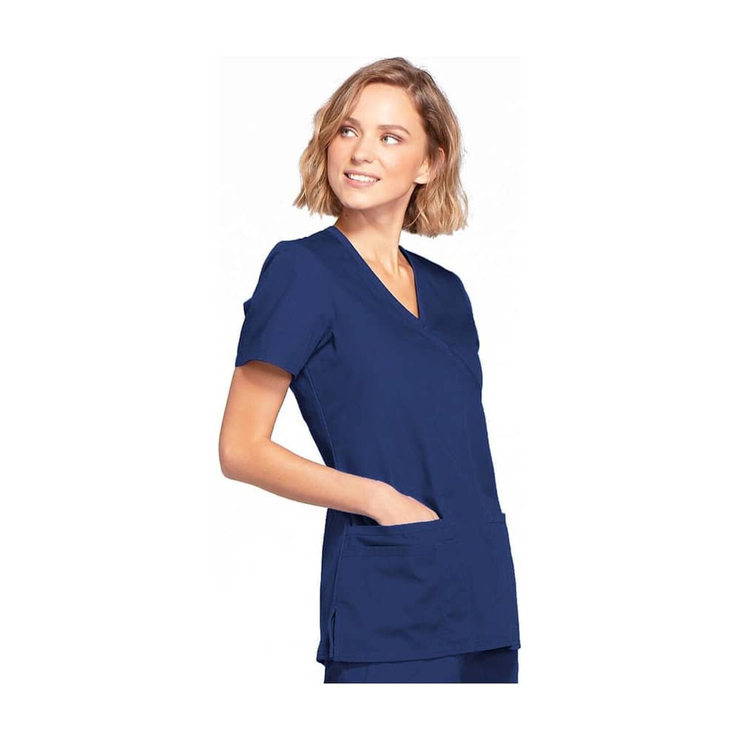 Polera Clinica Cherokee Azul Marino image number 2.0
