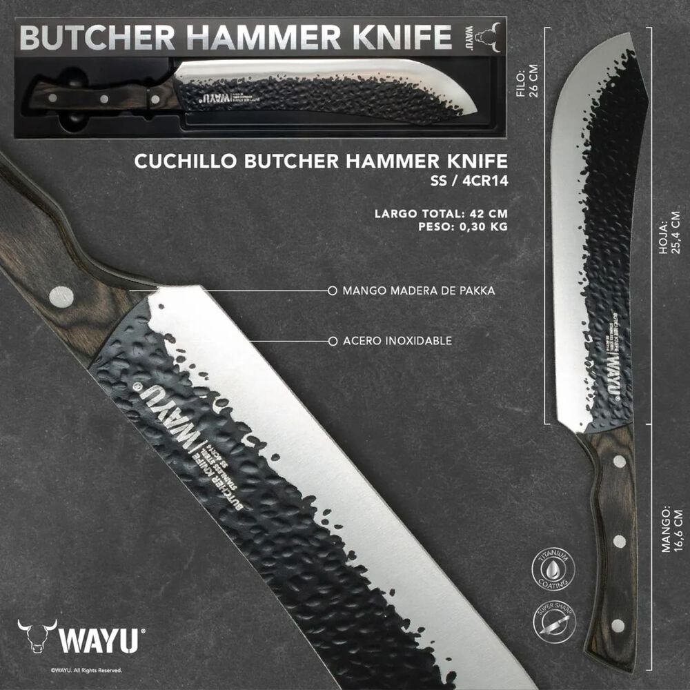 Cuchillo Hammer Butcher 10 Pulgadas Wayu image number 2.0
