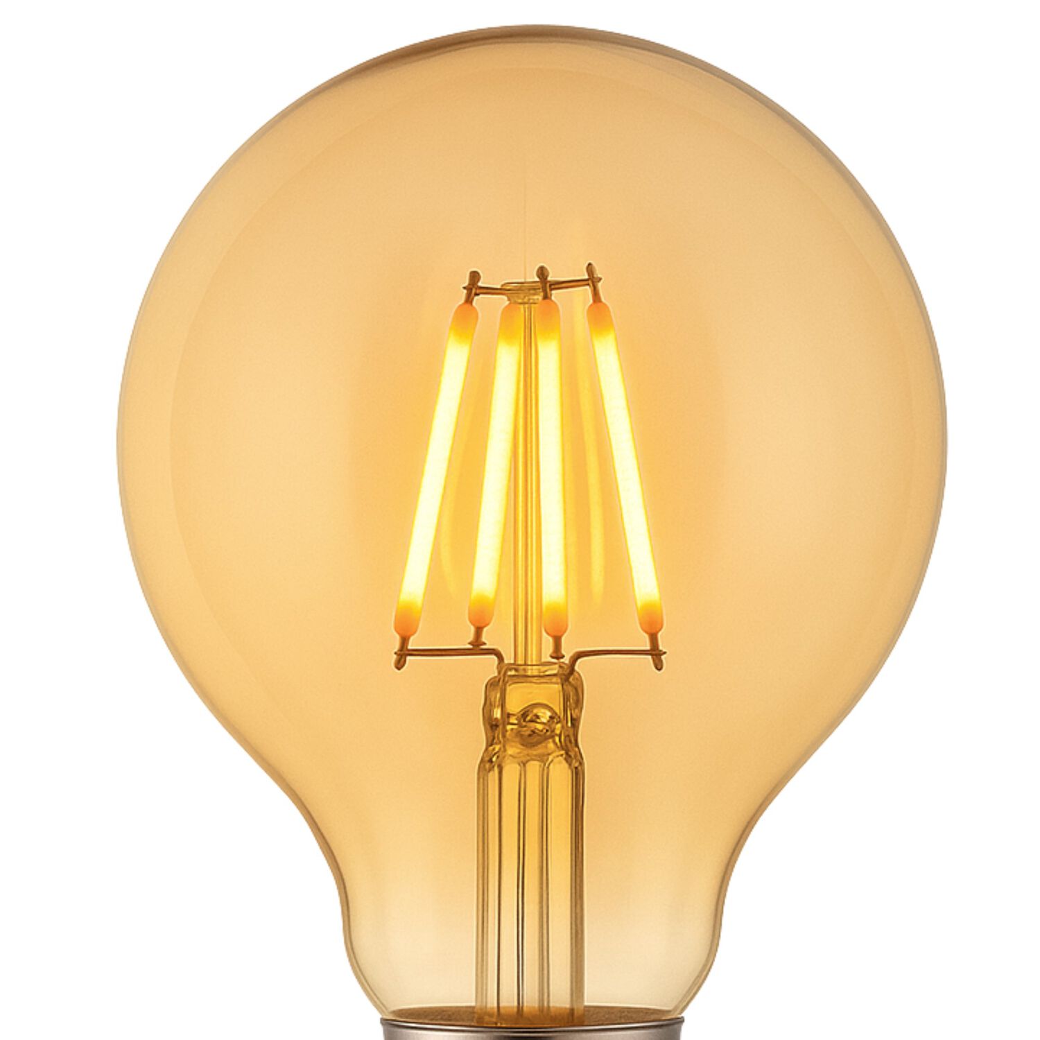 Ampolleta Led Filament Deco Globo Wellmax E27 Calida 8w G95 image number 3.0