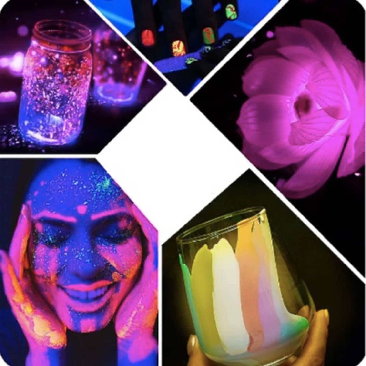 Pigmento Polvo Resina Uv Glitter Fluorescente image number 2.0