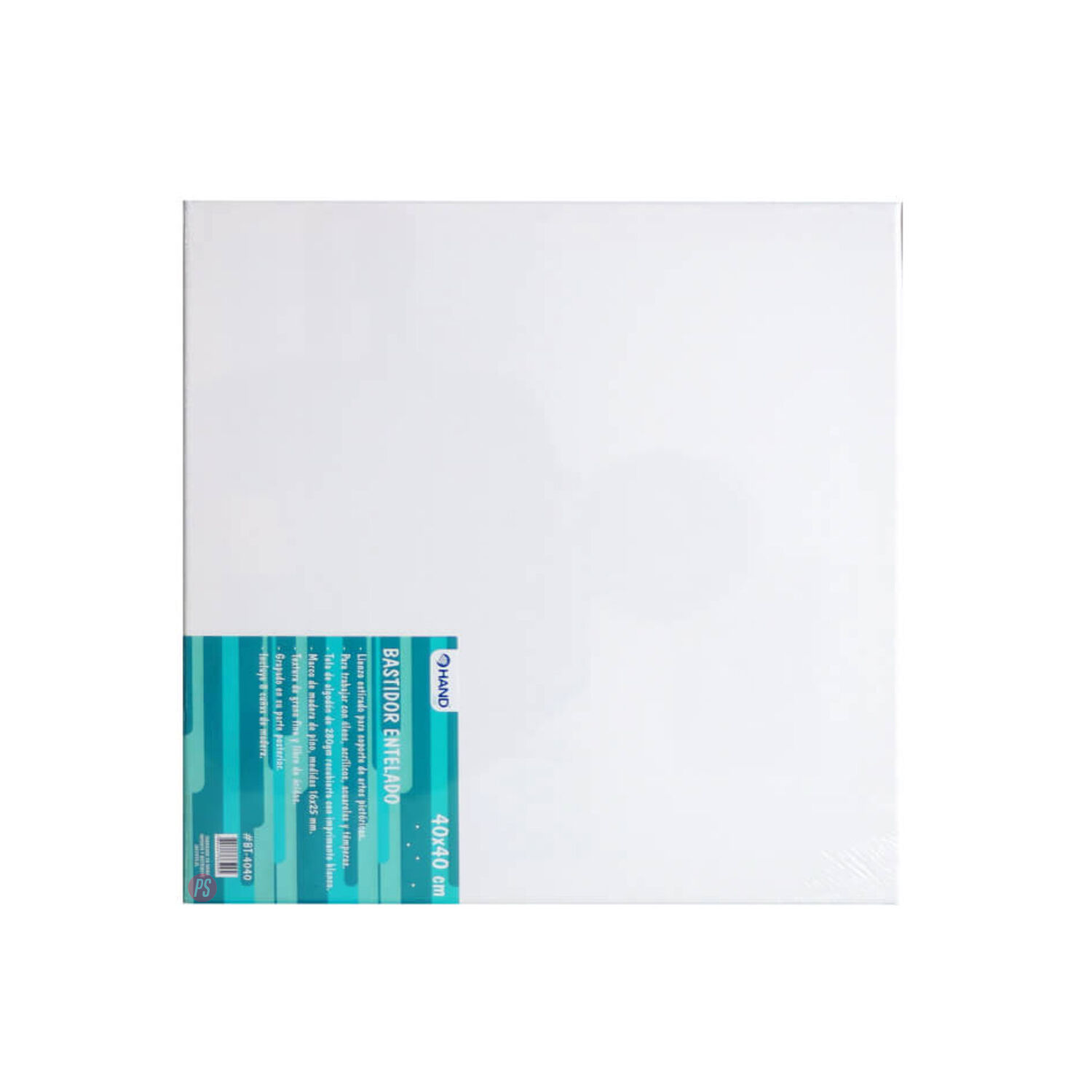 Bastidor Entelado 40x40cms 280grs - Ps image number 1.0